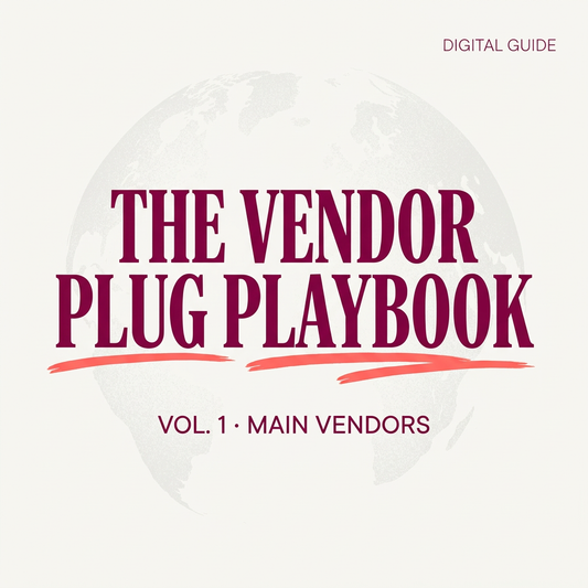 The Vendor Plug Playbook Vol. 1 (MAIN VENDORS)